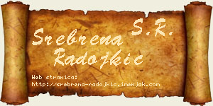 Srebrena Radojkić vizit kartica